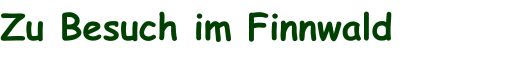 Zu Besuch im Finnwald